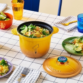 【LE CREUSET】ココット・エブリィ 18 ネクター(イリディセントツマミ)