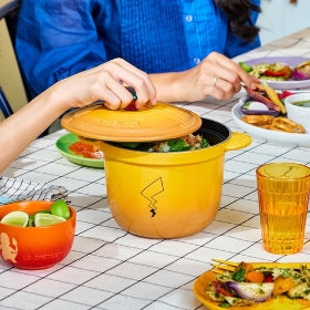 【LE CREUSET】ココット・エブリィ 18 ネクター(イリディセントツマミ)