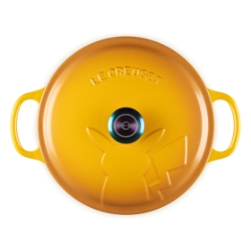 【LE CREUSET】シグニチャー ココット・ロンド 22cm ネクター (イリディセントツマミ)