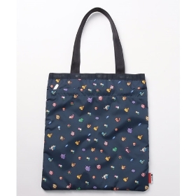EMERALD TOTE Pokemon and flowers