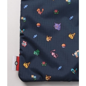 EMERALD TOTE Pokemon and flowers