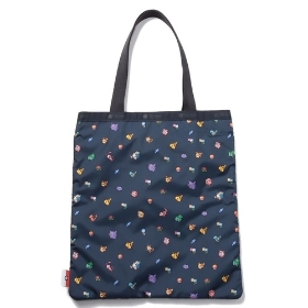 EMERALD TOTE Pokemon and flowers