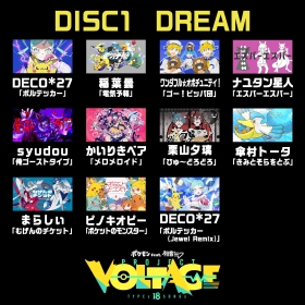 ポケモン feat. 初音ミク Project VOLTAGE 18 Types/Songs Collection
