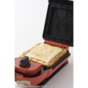 【BRUNO】ポケモン　ホットサンドメーカー　シングル　レッド