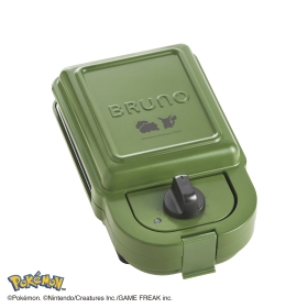【BRUNO】ポケモン ホットサンドメーカー シングル グリーン