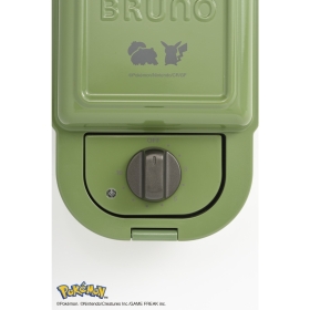 【BRUNO】ポケモン ホットサンドメーカー シングル グリーン
