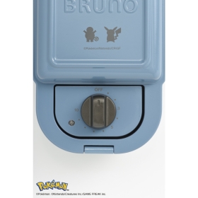 【BRUNO】ポケモン ホットサンドメーカー シングル ブルー