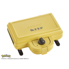 【BRUNO】ポケモン ホットサンドメーカー ダブル イエロー