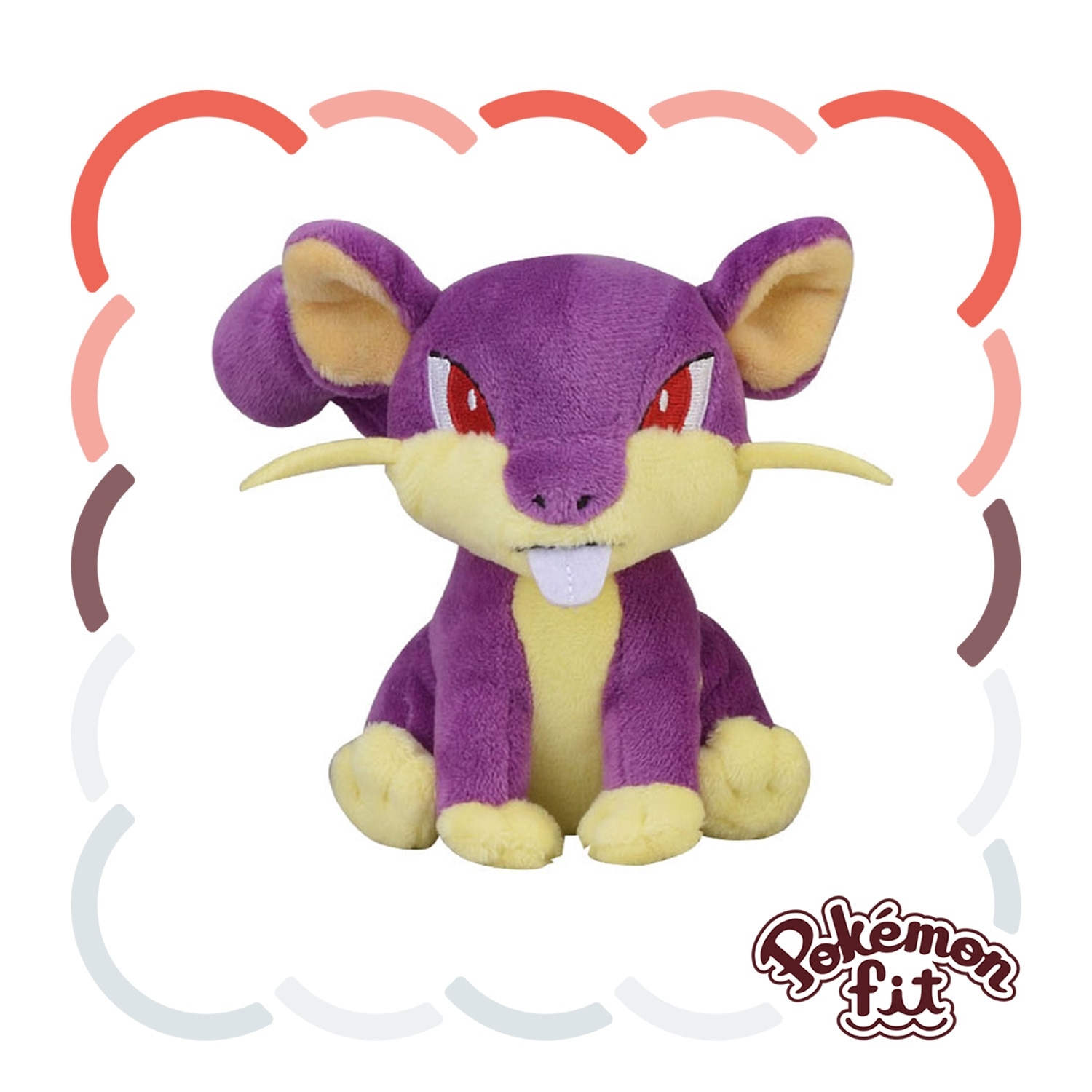19 ぬいぐるみ Pokémon fit コラッタ ｜【公式】ポケモン