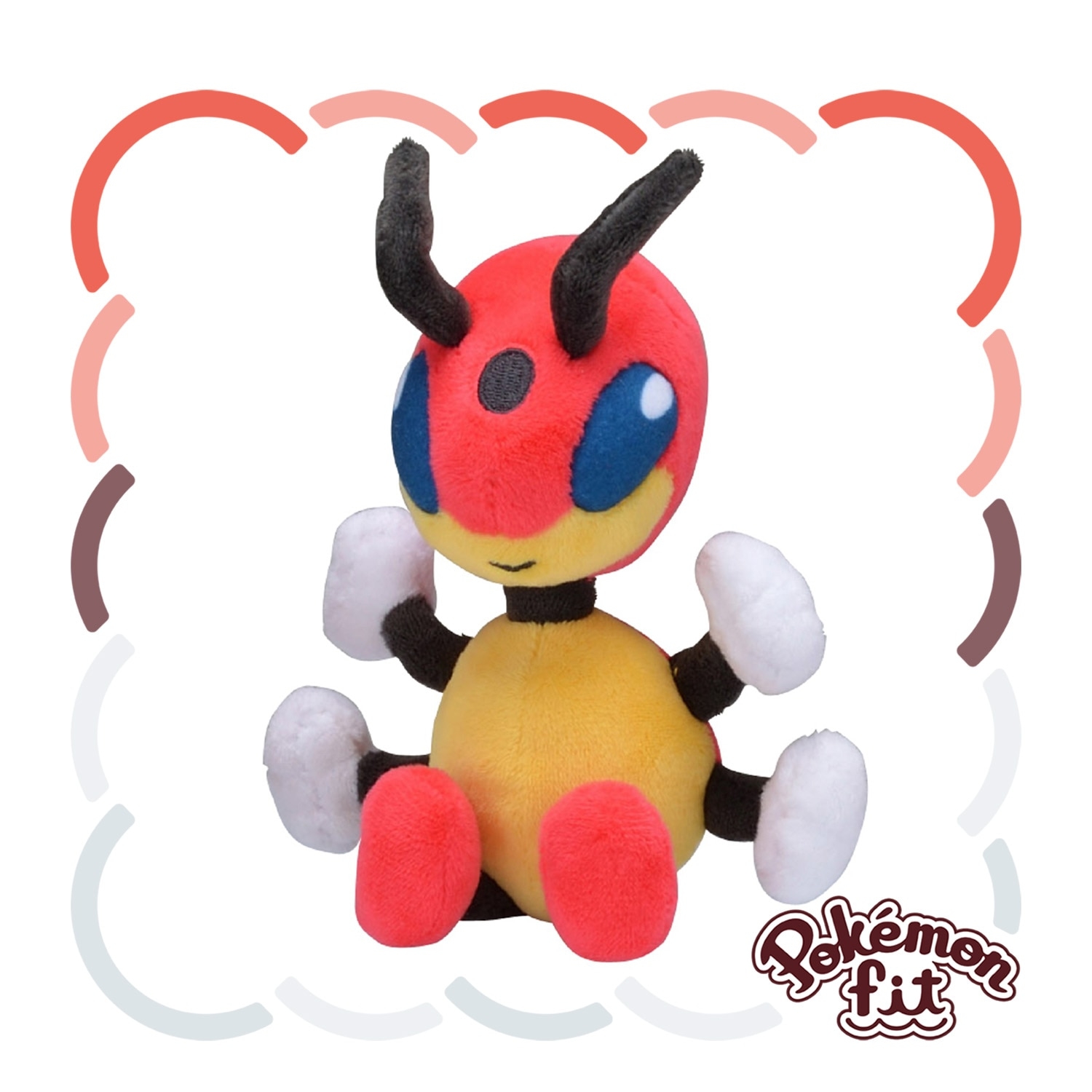 166 ぬいぐるみ Pokémon fit レディアン |【公式】ポケモン 166 ぬいぐるみ Pokémon fit レディアン |【公式】ポケモン