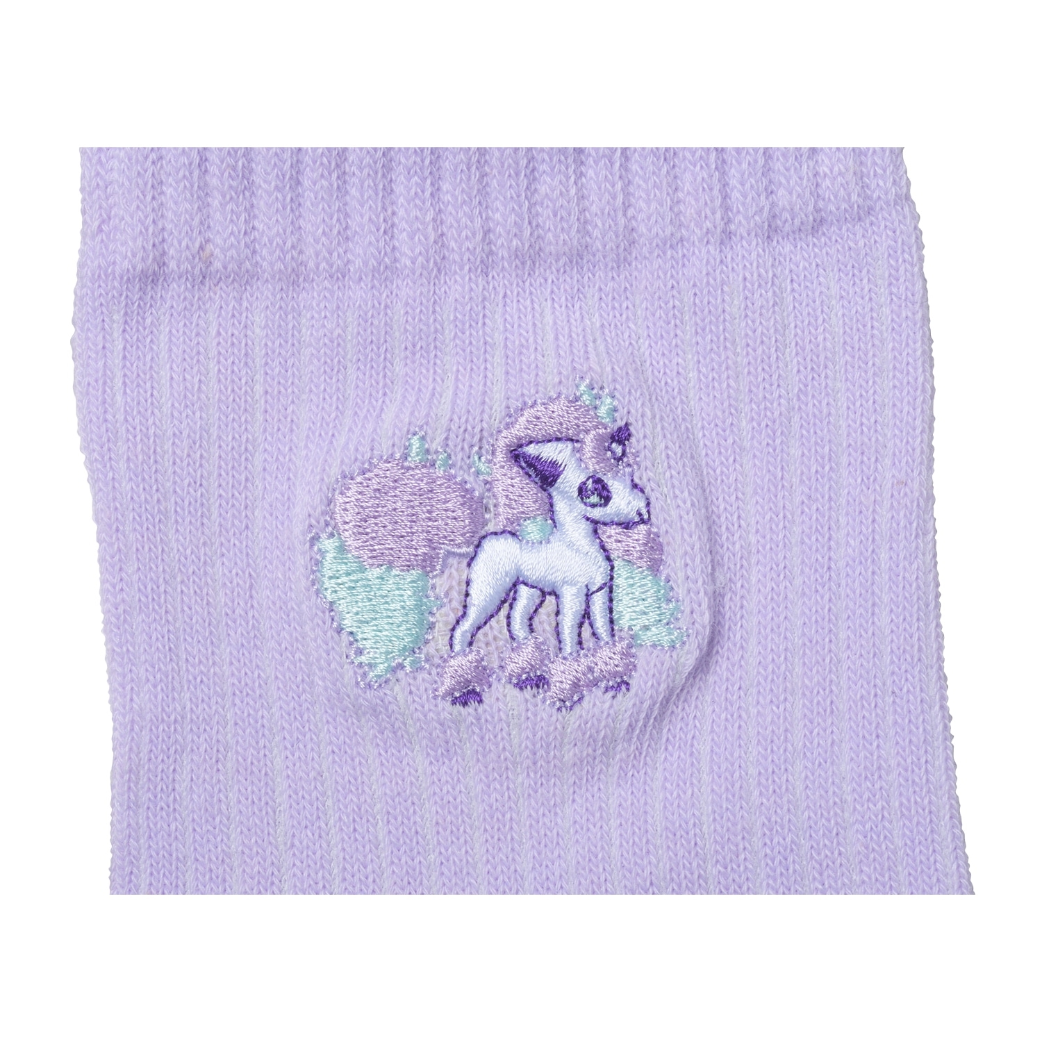 【選べる】ミドルソックス ワンポイント無地 ガラルポニータ PL(23-25cm)