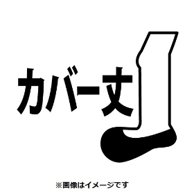 【選べる】カバーソックス ワンポイント無地 ラプラス WT(23-25cm)