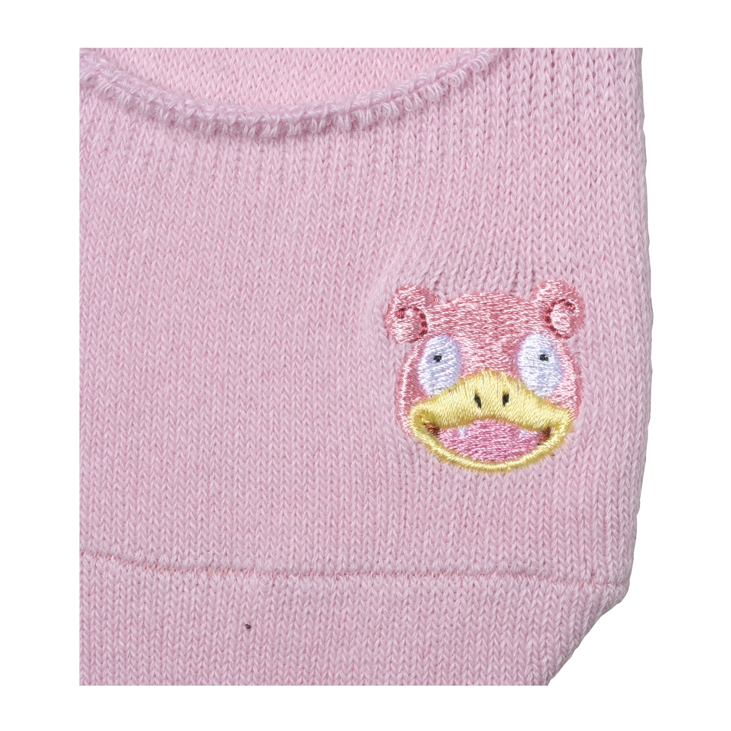 【選べる】カバーソックス ワンポイント無地 ヤドン PK(23-25cm)