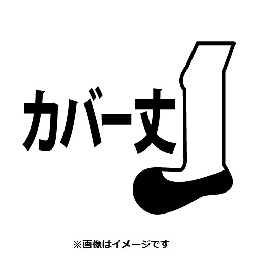 【選べる】カバーソックス 浅履き ワンポイント無地 ヒトカゲ BK（25-27cm）