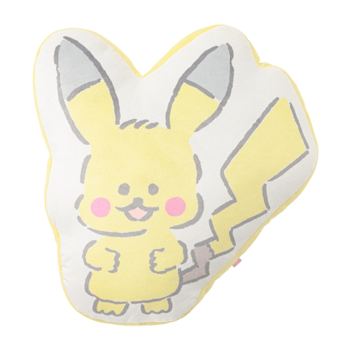 プリントダイカットクッション レポートかいてね! ピカチュウ