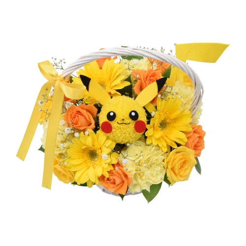 【受注生産】ピカチュウのフラワーアレンジメント All Season Sサイズ 【販売価格に送料を含む】