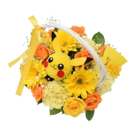 【受注生産】ピカチュウのフラワーアレンジメント All Season Sサイズ