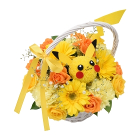 【受注生産】ピカチュウのフラワーアレンジメント All Season Sサイズ