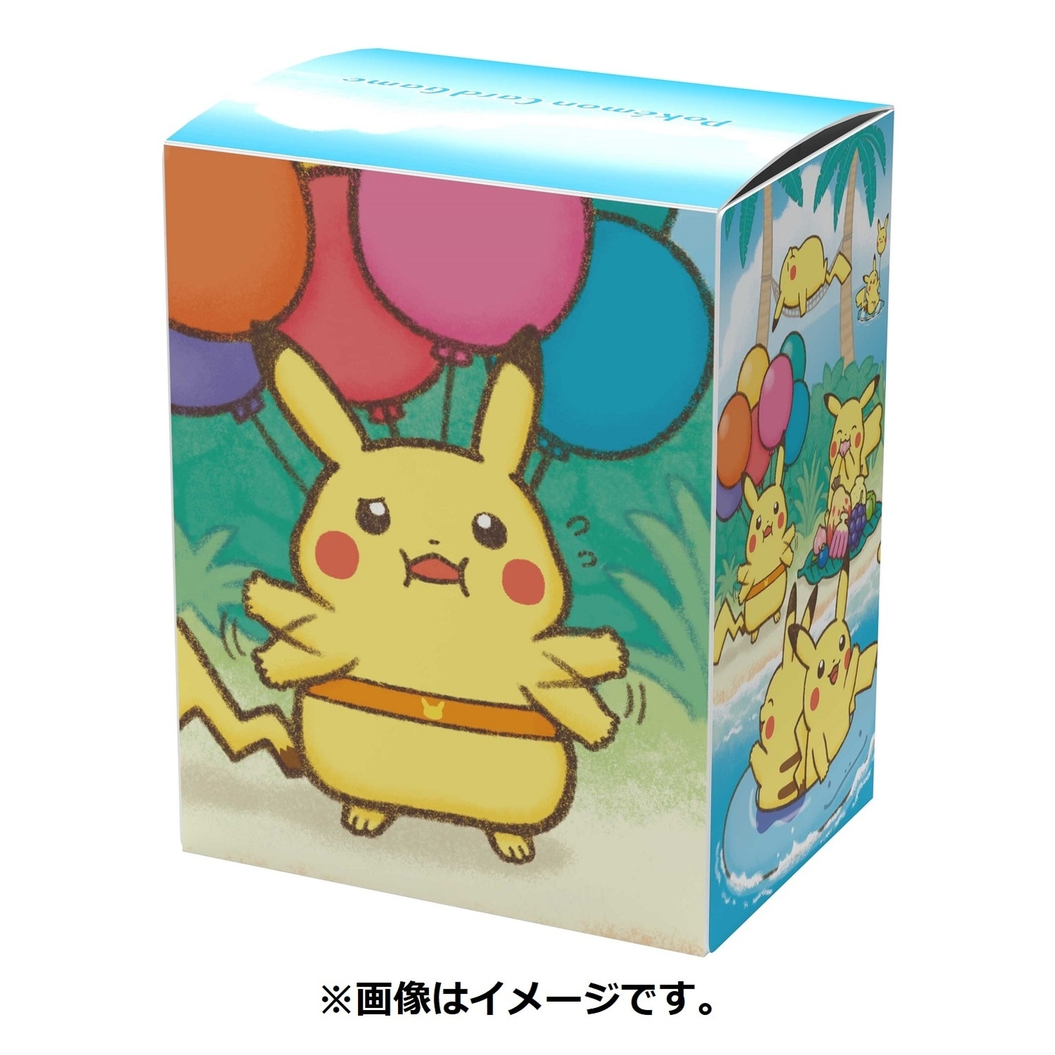 ポケモンカードゲーム デッキケース なみのりピカチュウ&そらをとぶピカチュウ