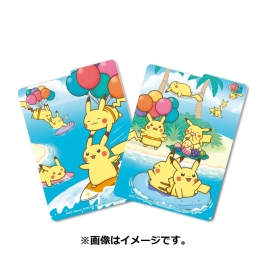 ポケモンカードゲーム デッキケース なみのりピカチュウ&そらをとぶピカチュウ