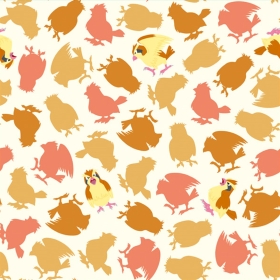 SARASA Pok&eacute;mon Shirts ポケモンのポッポの柄