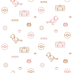 SARASA Pokémon Shirts ポケモンのオニスズメの柄