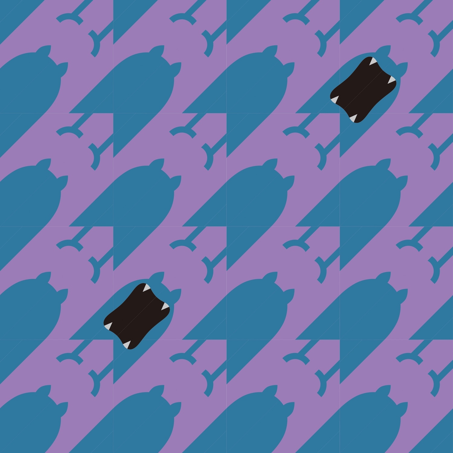 SARASA Pok&eacute;mon Shirts ポケモンのゴルバットの柄