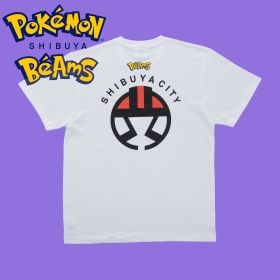 Tシャツ ポケモンセンターシブヤ×BEAMS PK WHITE S/M/L/XL