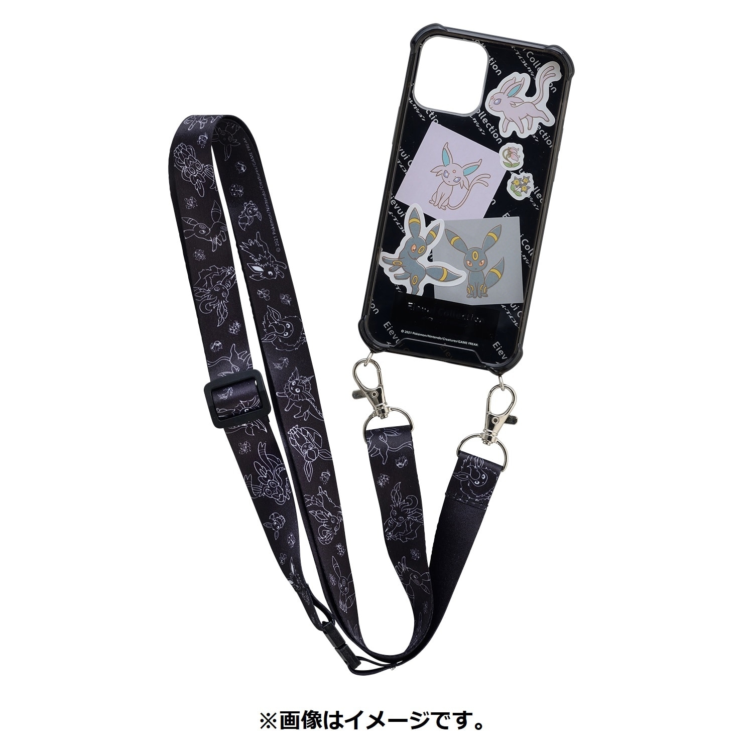 ネックストラップ付きスマホケース Eievui Collection for iPhone 12