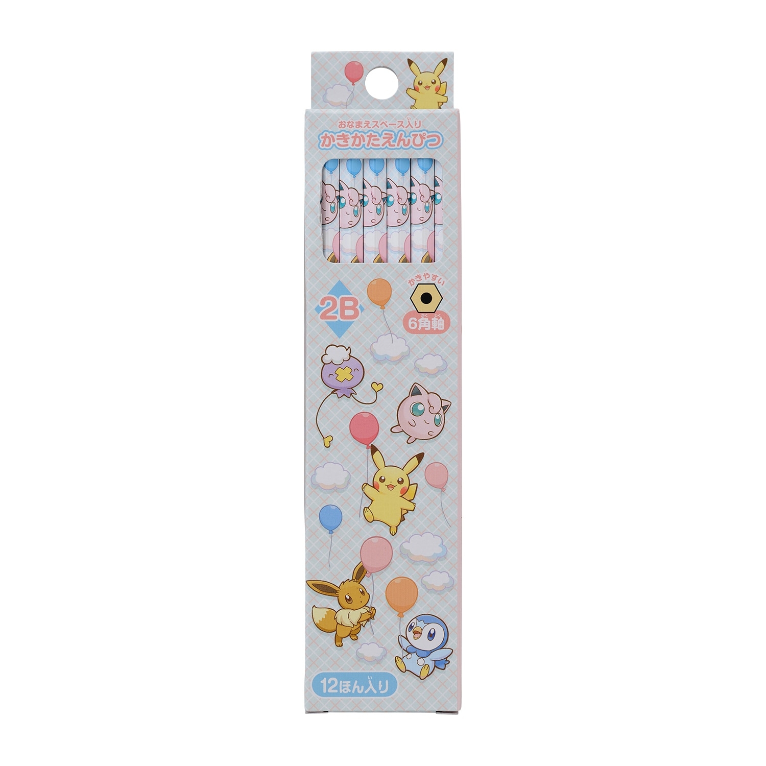 2B鉛筆12本セット ふうせんといっしょ ｜【公式】ポケモン
