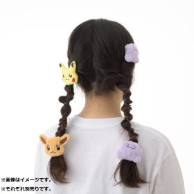 Pokémon accessory ふわふわヘアピン48 ピカチュウフェイス&しっぽ