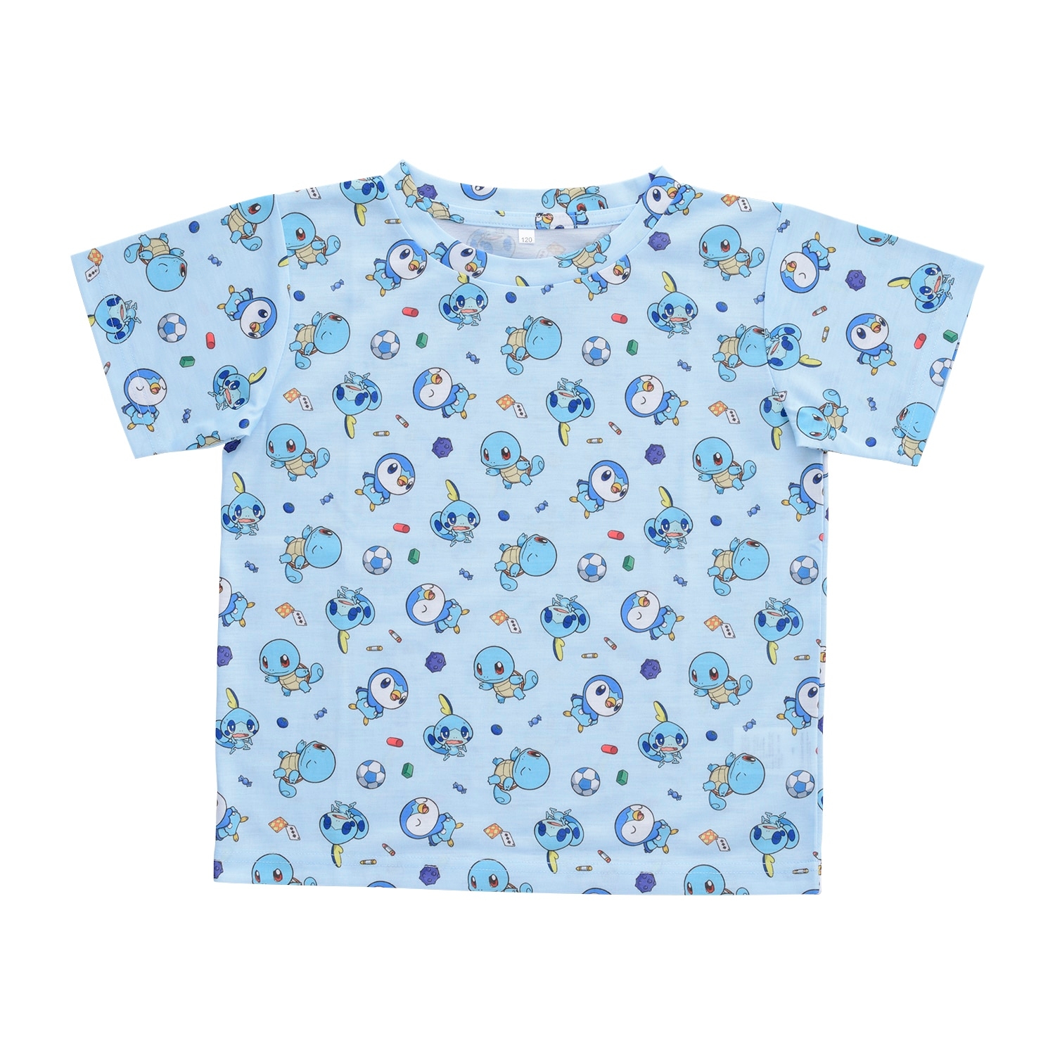 Tシャツ プレイルーム ゼニガメ&ポッチャマ&メッソン 100／120