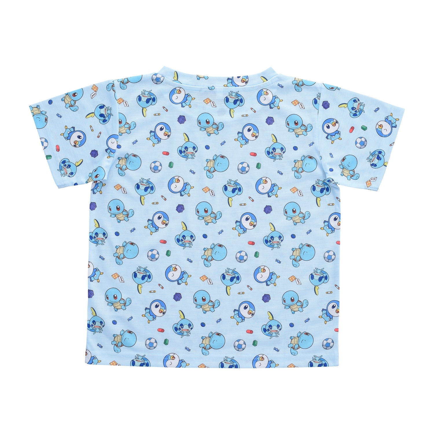 Tシャツ プレイルーム ゼニガメ&ポッチャマ&メッソン 100／120