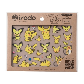 布用ステッカーirodo ピチュー&ピカチュウ&ライチュウ
