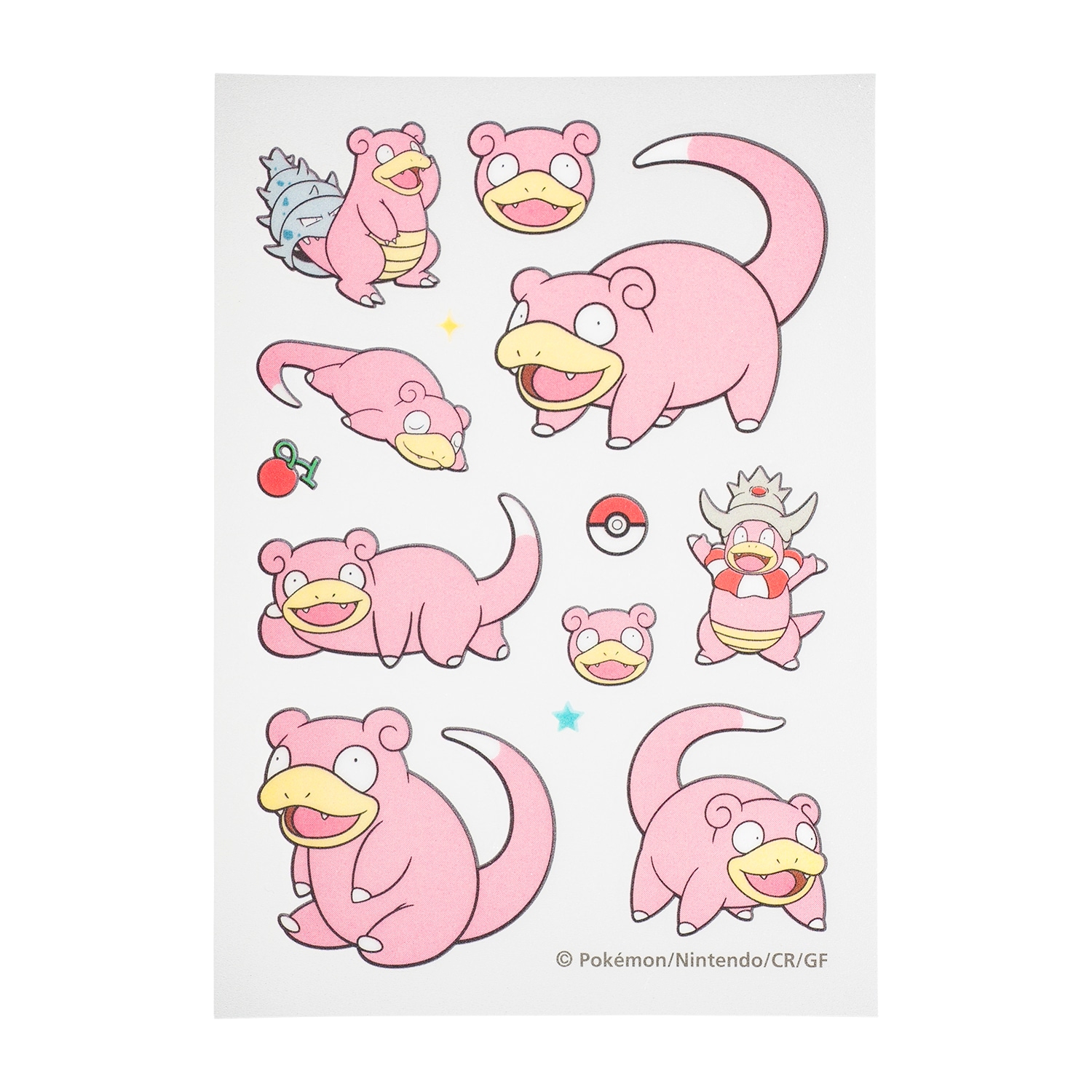 布用ステッカーirodo ヤドン&ヤドラン&ヤドキング