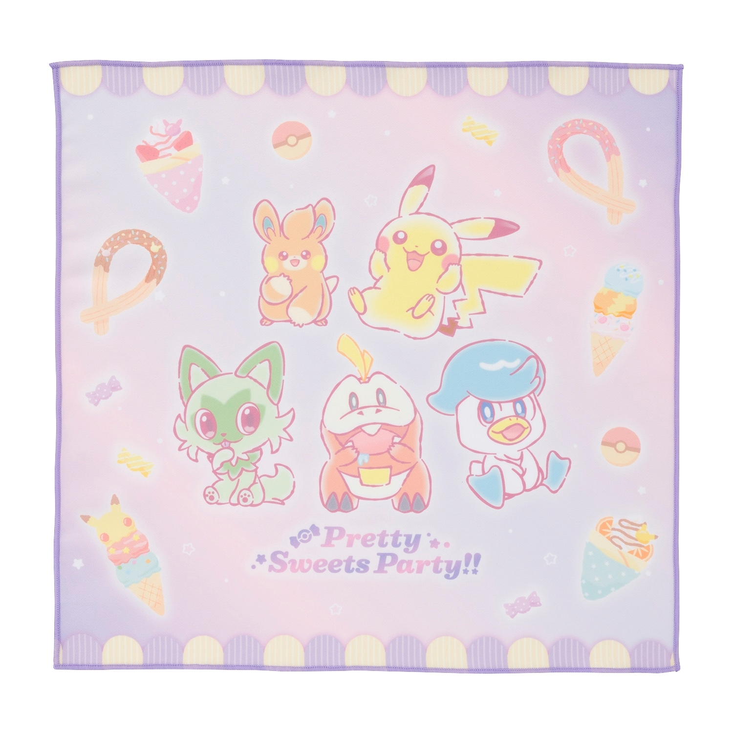 クロス付きランチ巾着 Pretty Sweets Party!!