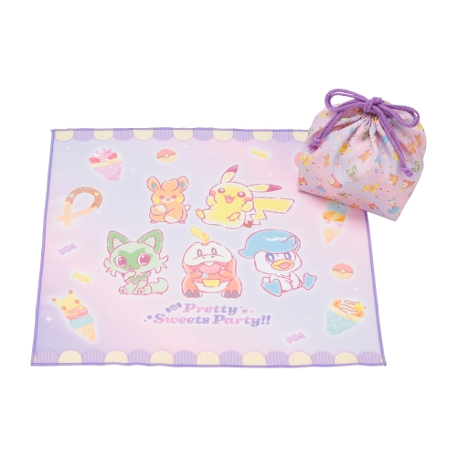 クロス付きランチ巾着 Pretty Sweets Party!!