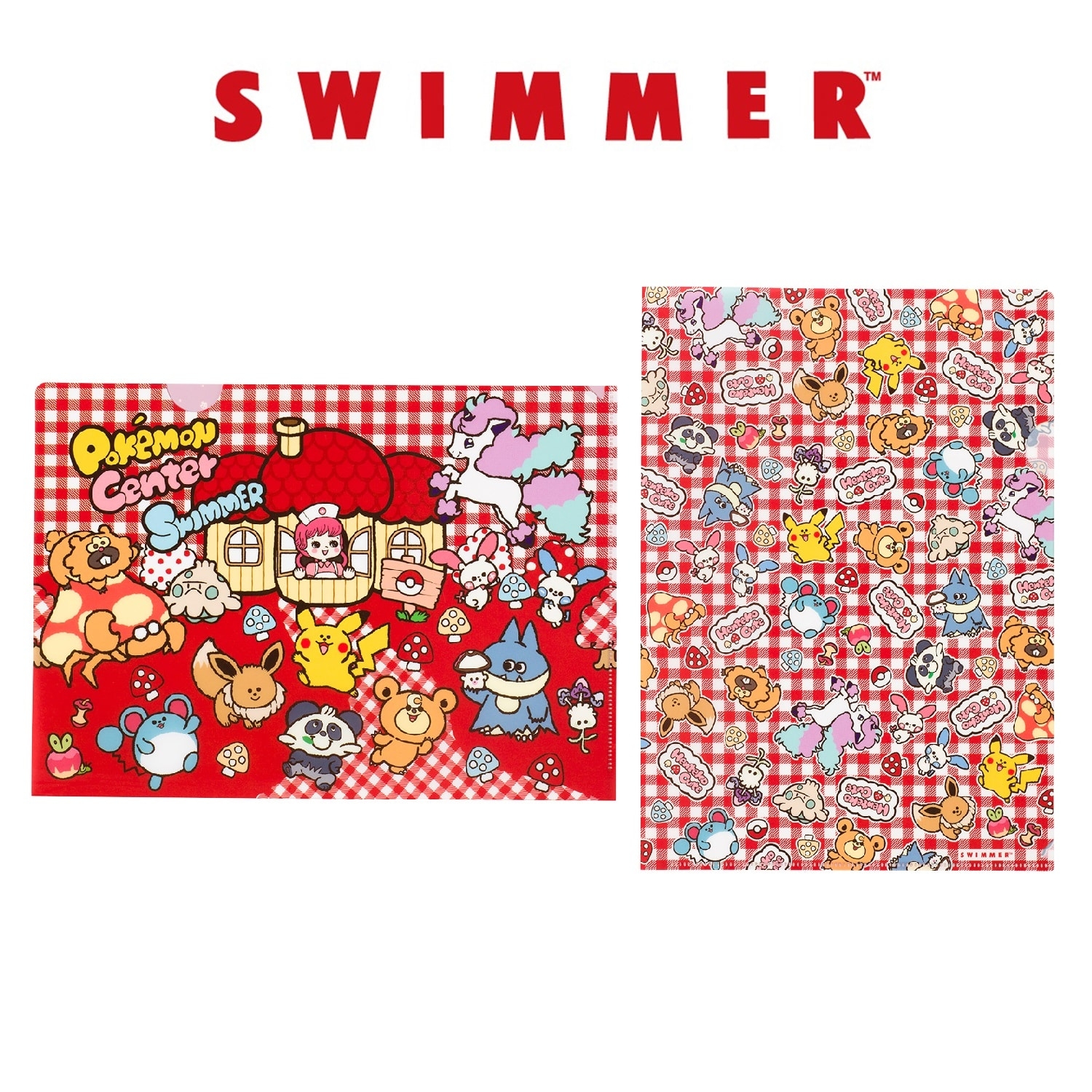 SWIMMER A4クリアファイル2枚セット Henteko Cute