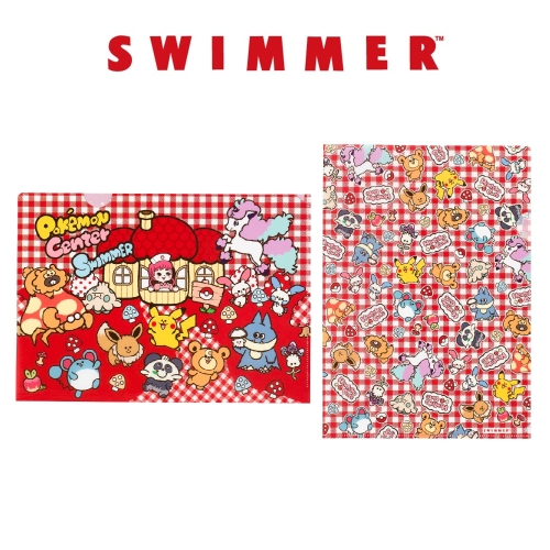 SWIMMER A4クリアファイル2枚セット Henteko Cute