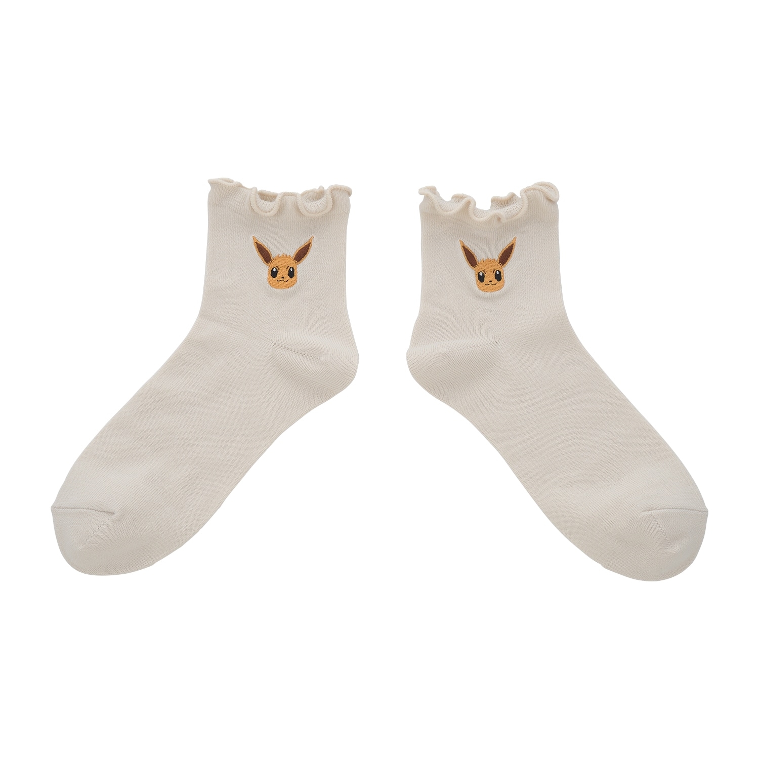 選べる】ミドルソックス ワンポイント メロウ イーブイ (23-25cm
