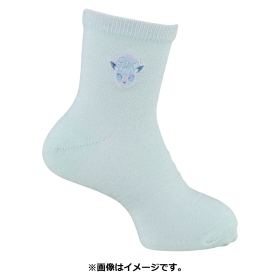 【選べる】ミドルソックス ワンポイント ラメ アローラロコン (23-25cm)