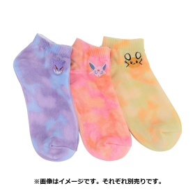 【選べる】ショートソックス タイダイ エーフィ (19-21cm)