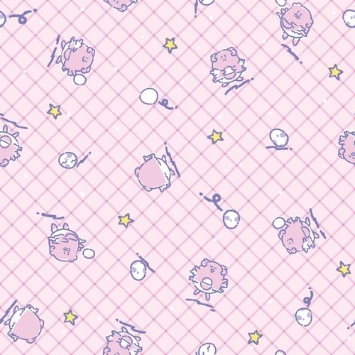 SARASA Pok&eacute;mon Shirts ポケモンのハピナスの柄