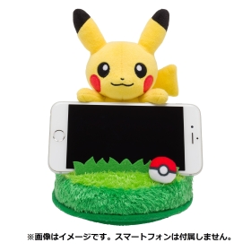 ぬいぐるみスマホスタンド ピカチュウ