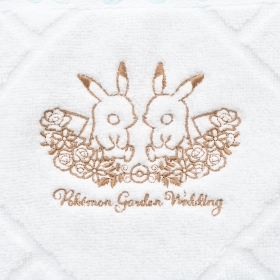今治フェイスタオル2枚セット Pokémon Garden Wedding