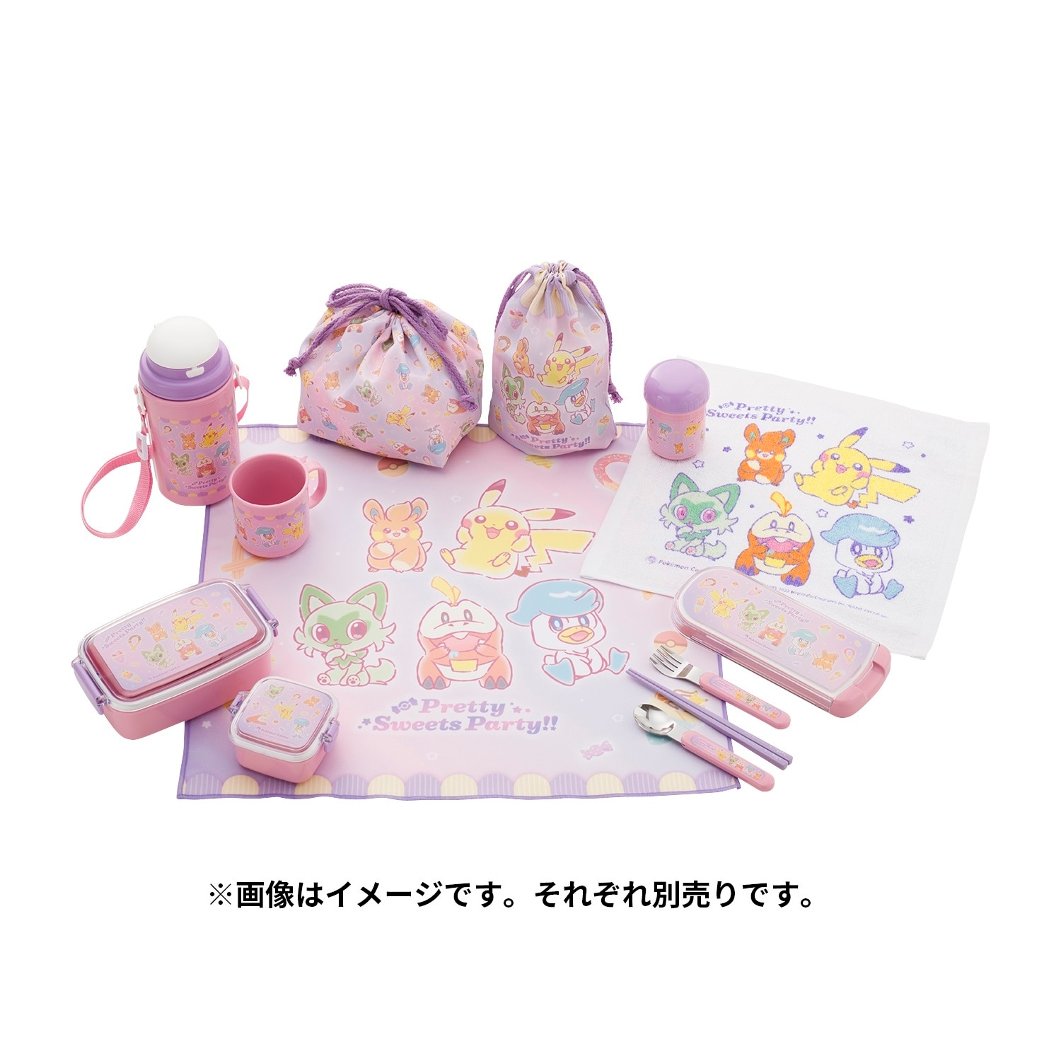 ケース付きおしぼり Pretty Sweets Party!!