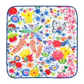 ガーゼハンドタオル ポケモンセンターオキナワ 紅型デザイン
