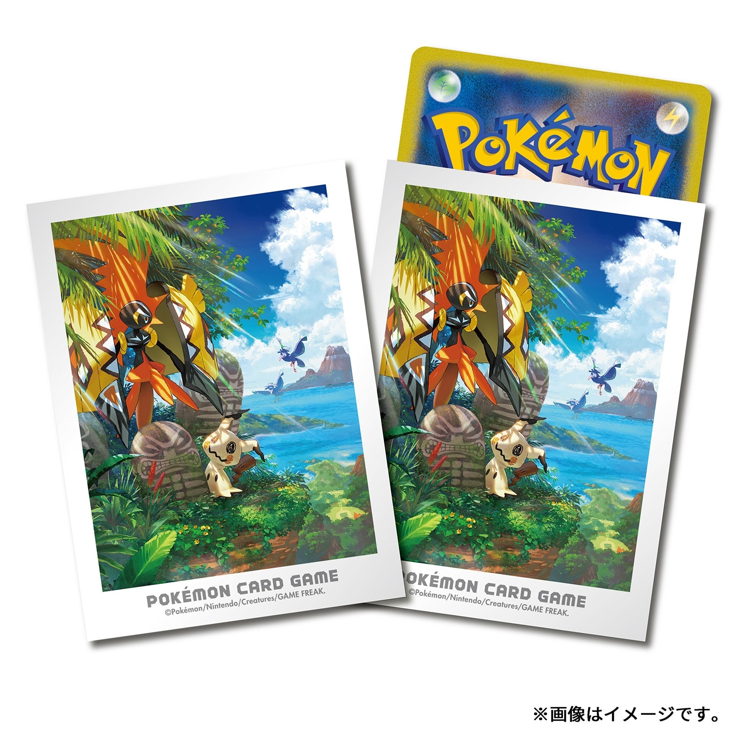 ポケモンカードゲーム デッキシールド アローラの冒険 カプ・コケコ＆ミミッキュ