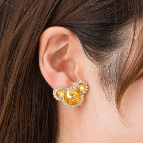Pokémon accessory×25NICOLE キラキラビジューピアス ヒメグマ
