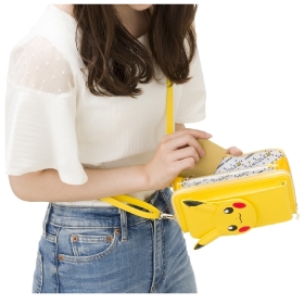 Pokémon accessory×25NICOLE お財布機能付きスマホショルダー ピカチュウ